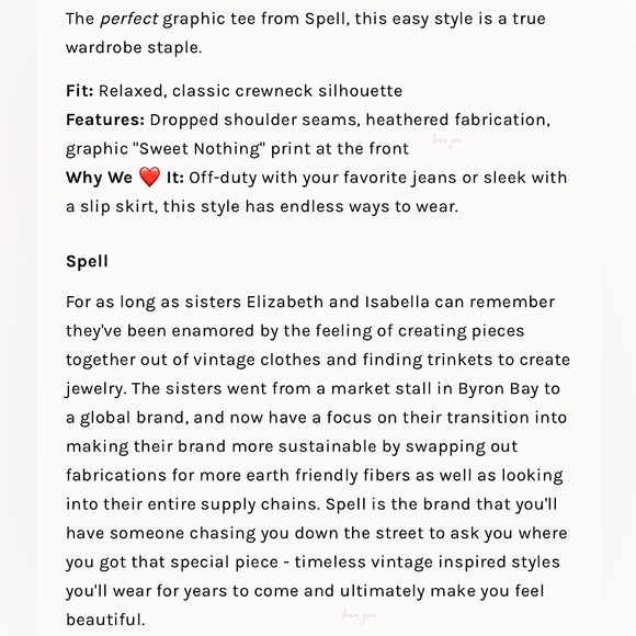 NEW Free People Spell Sweet Nothing Biker Tee - Picture 5 of 15